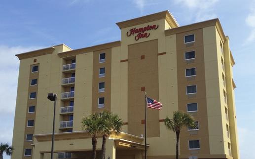 Sample Installations Hampton Inn, Daytona Beach, Florida The existing unit delivering hot water to the washing machines serving the 91- room Hampton Inn broke for the second time and began leaking