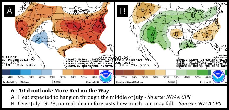 After a mild blip in the next few days, the heat is unfortunately forecasted to stay and even intensify into next week.