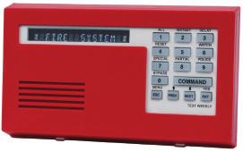 D1255W Alpha IV Command Center Digital arming station that illuminates when keys are pressed.