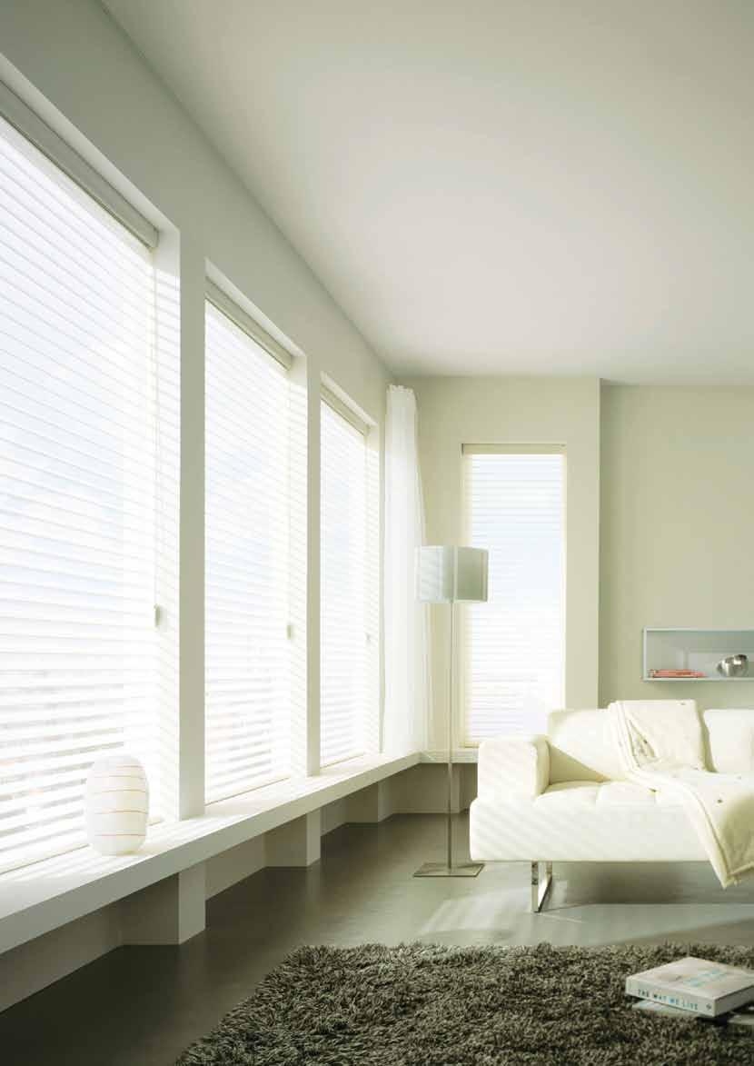 Softshades create a soft ambiance that makes it easy to relax and unwind.