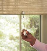 Metals aluminum blinds* Natural Elements blinds* Vignette Modern Roman Shades A wide variety of Hunter Douglas window fashions are offered with motorized options that eliminate the lift cords and