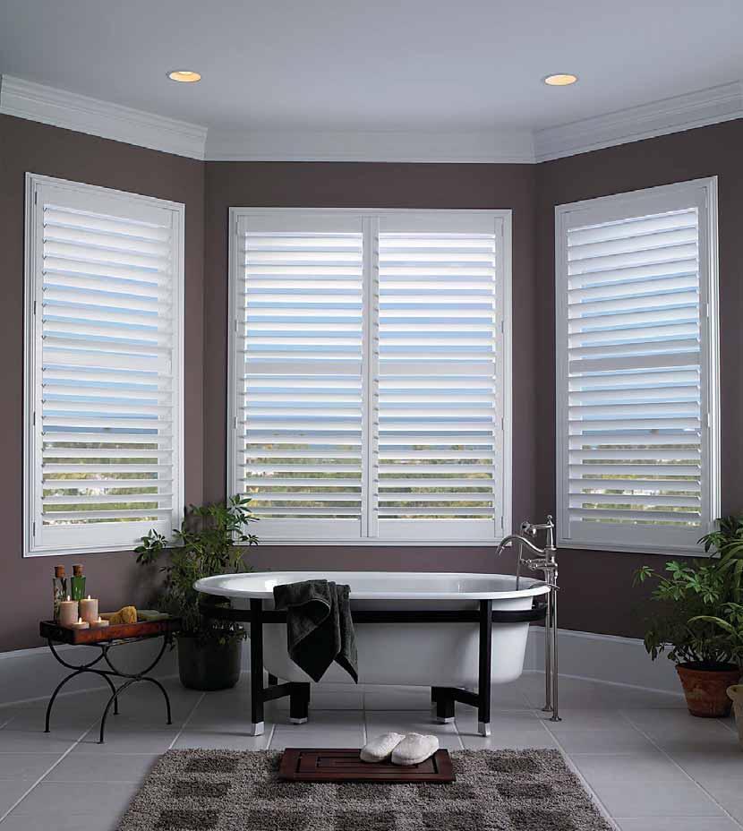 LUXAFLEX NEWSTYLE Polyresin Shutters The LUXAFLEX Woods Collection provides the natural beauty of timber with the perfect blend of modern and classic elegance.