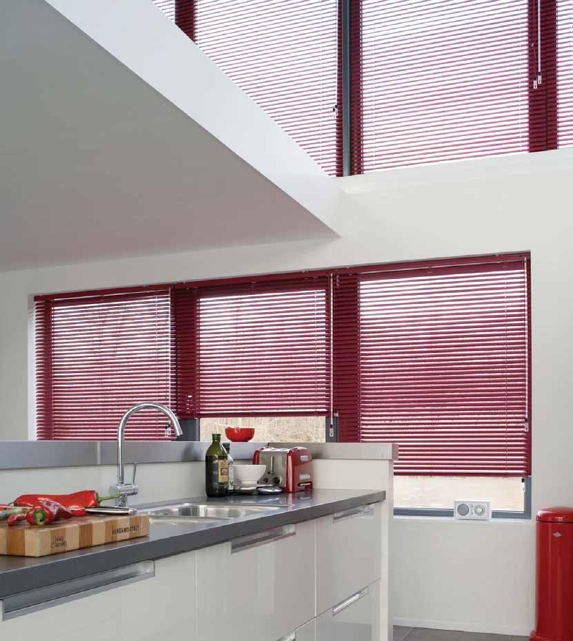 Aluminium Venetian Blinds LUXAFLEX Aluminium Venetian Blinds LUXAFLEX Aluminium Venetian Blinds are simply stylish, providing a timeless design that suits many decorating styles.