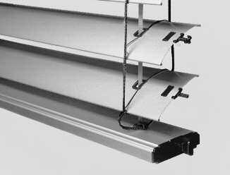 for tilting, lowering and raising is incorporated in the head rail.