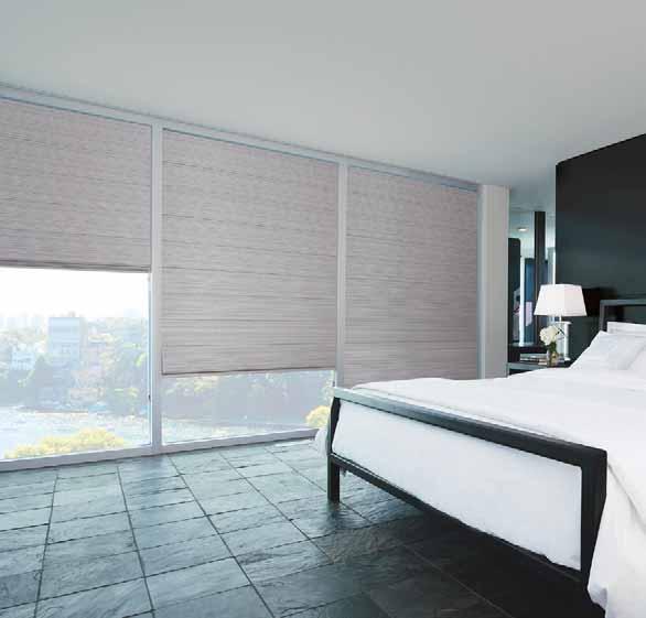 LUXAFLEX Roman Shades LUXAFLEX ROMAN SHADES CHOICE OF STYLES AND FABRICS With a contemporary look and feel,