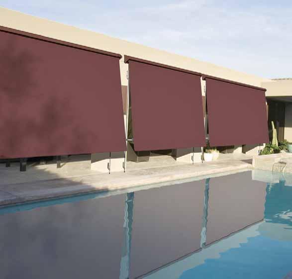 LUXAFLEX SYSTEM 2000 LOCK ARM AWNINGS 7 LUXAFLEX System 2000 Awnings Pivot