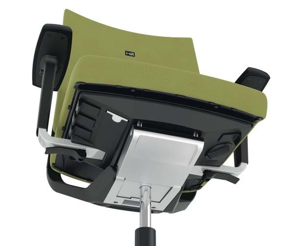 i-sit task chair main components fabric and