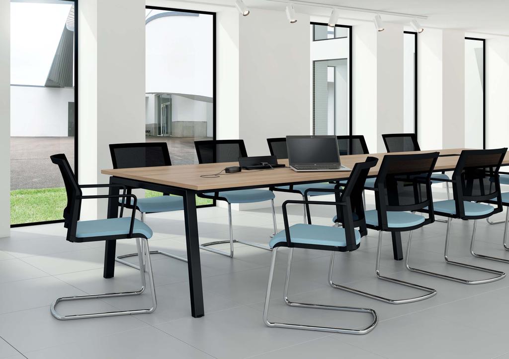 meeting chair chrome cantilever base ISITCM/CA/CCF Scene
