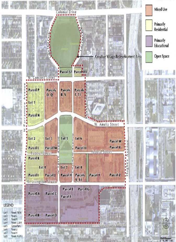 Street Network Recommendation Approval, based on the conditions in the staff report Project Planner Doug Metzger, AICP, LMT S UMMARY Project Description The Creative Village PD is located west of