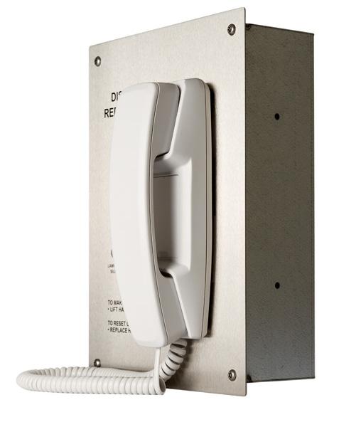 The master panel can answer or call out automatically to the disabled refuge location by lifting the master handset. Once connected a clear full duplex audio conversation can take place.