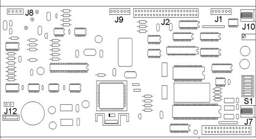 J12 J8 J9 Forma Scientific J2 F1 J1 F2 J1 J10 J7 Section 4 Service Electronics Panel (continued) Components in the electronics panel are identified in Figure 4-3.