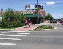Corner zone Crosswalks: Intersections and Mid-block Crosswalk treatments should be provided at all intersections.