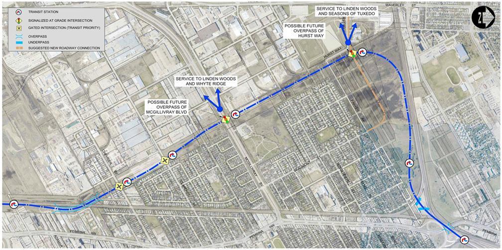 9/28/2012 Characteristics: More opportunities for transit-oriented development; Will require Parker Land private properties; Less neighbourhood impact; Easy to accommodate active transportation;