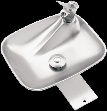 SINK :: COUNTER-TOP MOUNTED Model 4010 Ideal for sink or counter-top locations. Push button operated with adjustable stream regulation.