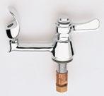 Model 5017LF All polished chrome-plated sink or countermounted drinking faucet with renewable control cartridge.