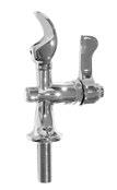 regulation. Model 5452LF Self-closing lever handle, polished chrome-plated brass gooseneck faucet.