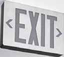EXIT SIGNS Die-Cast Aluminum Exits Signature LED Intended Use Ideal for applications requiring attractive diecast aluminum signage, superior illumination and low energy consumption.
