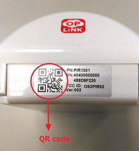 5. After scanning the QR code located on the bottom of the