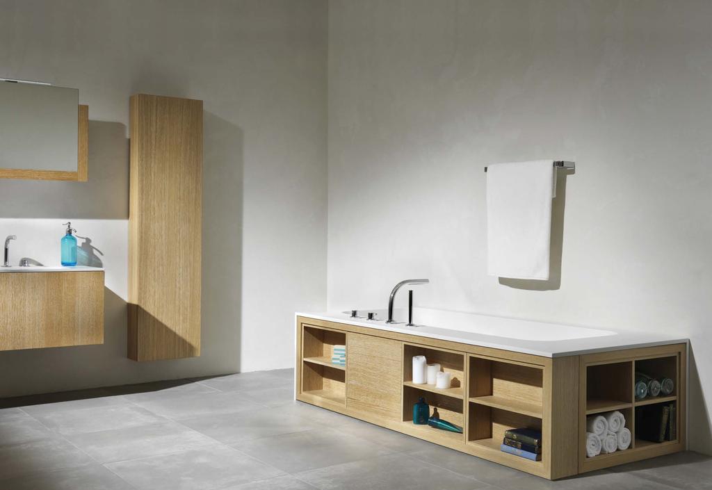 amanpuri bathtub made in Italy The amanpuri bathtub, inspired from its meaning place of peace, embodies a minimalist design aesthetic and creatively maximizes space with modular recessed shelving for