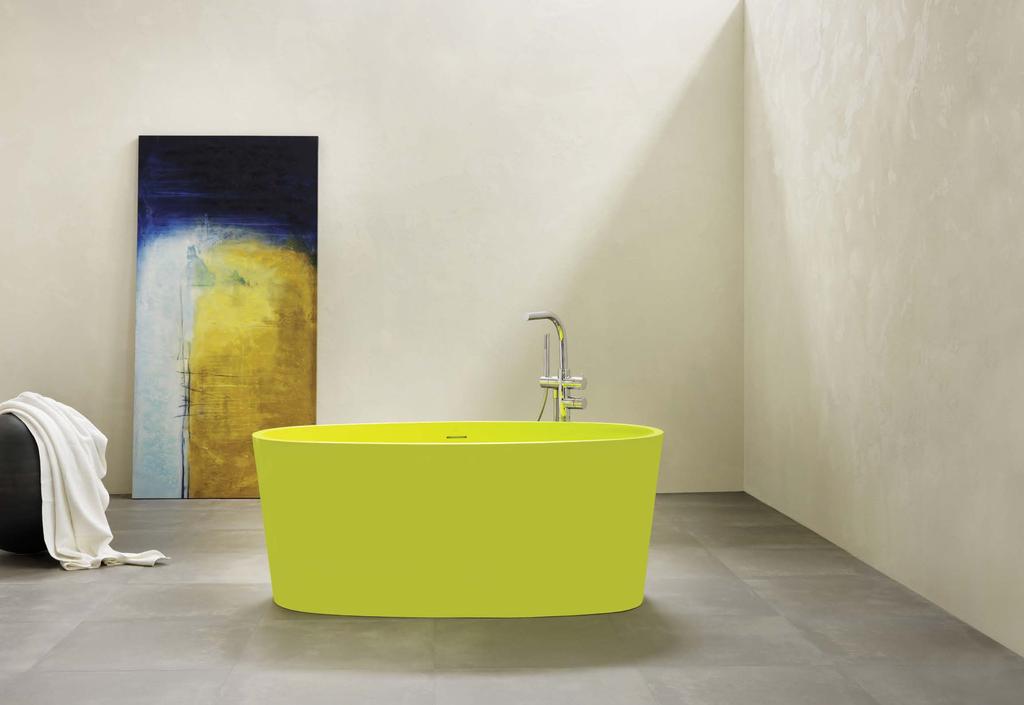 blu stone bathtub: coco BT0402-20M, lime Thermostatic tubfiller: pure 2 TSP511 blu stone An extensive selection of luxury freestanding bathtubs, shower bases & sinks are made from Blu Bathworks