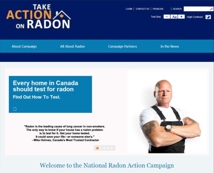 National Radon Program: 5 Components 5.