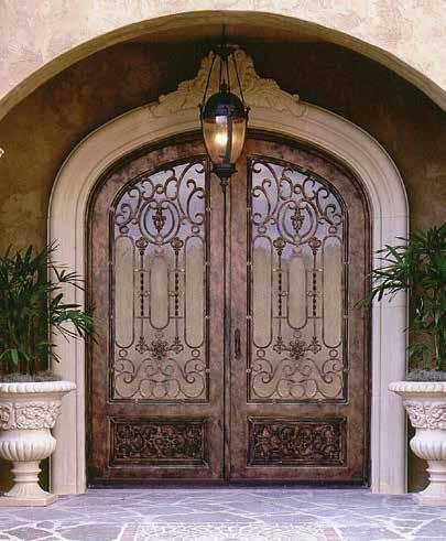 elegant way to turn any interior or exterior doorway into a focal point of your home.