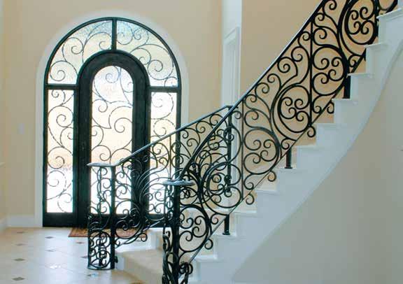 Our one-of-a-kind hand railings, balconies and inserts are crafted by hand and