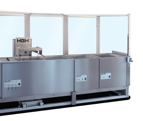 Comprehensive laboratory trials, detailed planning and design as well as attentive construction using tried and tested highquality components have made HGH cleaning machines a reliable link in any