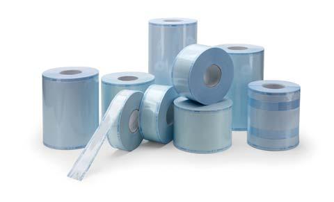 Eurosteril Sterilization rolls Guaranteed maximum sterility with the best Eurosteril sterilization rolls are made of the best (60 g/m 2 ) and a double layer of light blue polyester/ seal during