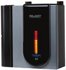 The FAAST 8100 aspirating smoke detector combines dual source (blue LED and infrared laser) optical smoke detection with advanced algorithms to detect a wide range of fires while maintaining enhanced