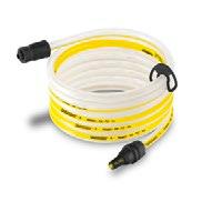 0 Environmentally friendly 5 m long suction hose for sucking up water from alternative sources such as water butts or water containers.