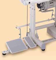 The machine prevents stitch skipping even when it runs at high speed, ensuring high-quality products.