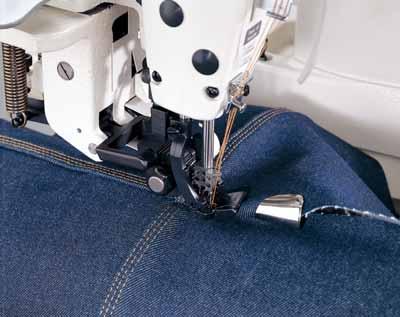 capability! The machine promises the production of beautiful and even stitches free from puckering, stitch skipping and uneven material feed.