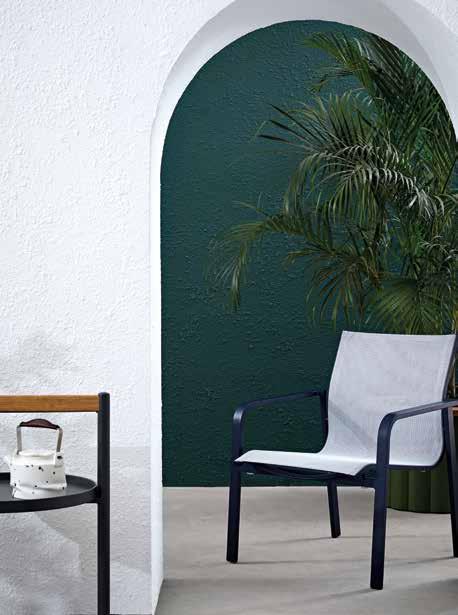 FLAMINGO (KC8701) lounge armchair in Olive & Midnight Blue FLAMINGO A bold fluidity inspired by a