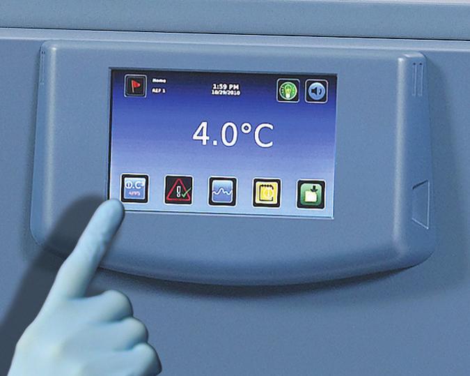 Password protected setpoints ensure that proper temperatures are maintained, keeping products secure.