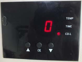 If the real temperature is lower than digital controller shown, you can adjust the hot port ; Clockwise to raise temperature; anticlockwise to reduce temperature. 3.