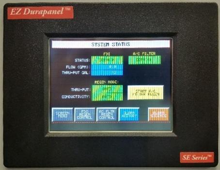 Allen Bradley PLC optional control package comes with the HMI touch screen and has extremely user friendly programming.