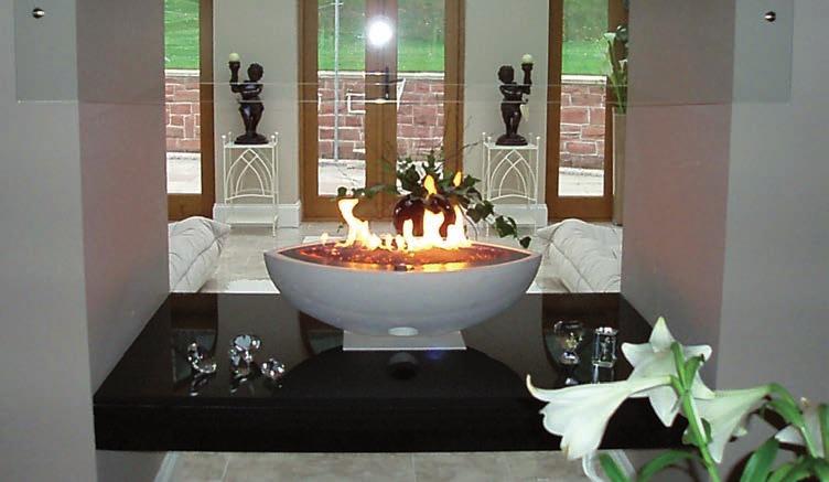 Large Oval DESCRIPTION The LARGE OVAL gas fire bowl is a truly stunning design that has been used in properties around the world.