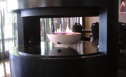 The gas fire bowl is available in either White or Black stone, Polished Aluminium or Bronze. The gas burner can be purchased for Natural Gas or LPG/Propane and in various power ratings, 12.