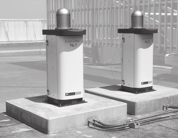 Fuji Electric has developed a simplified monitoring post consisting of a detector mounted on top of a compact enclosure.