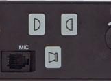momentary siren and airhorn buttons plus 2 additional switches for controlling external circuits such as