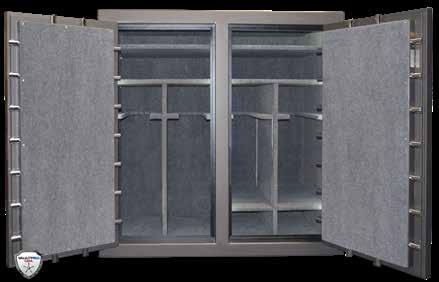 72 Height x 72 Width x 42 Depth Standard depth includes handle 2 Step System Door - Overall Door Thickness 5 1/2 10 Gauge Steel Body Bent Body Construction Full Length and Continuously Welded Seams