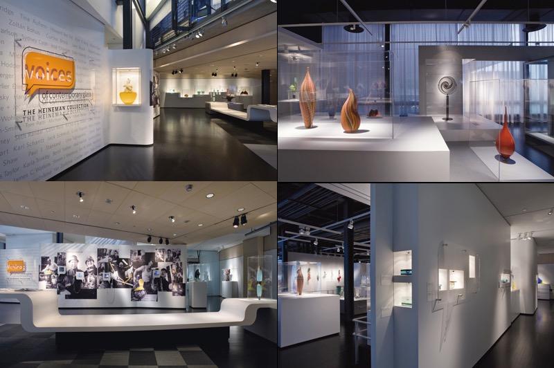 Corning Museum of Glass : The Heinemann Collection Galleries Corning Museum of Glass : Voices of Contemporary Glass : The Heineman Collection The exhibition, designed by HAIGHArchitects, transforms