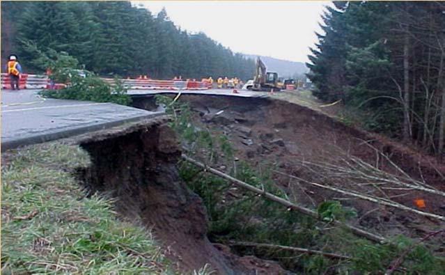 SLOPE STABILIZATION PROJECT SITES ARE OFTEN HARSH ENVIRONMENTS US HIGHWAY 101 2001 USGS STRUCTURAL FILL & SITE