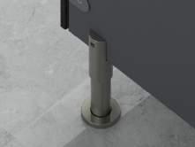 Adjustable Leg Channel Headrail Indicator Lock Gore