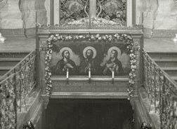 Aleksandras Vinogradovas savo Vadove po Vilniaus miestą ir jo apylinkes teigia, kad Trijų kankinių ikoną Šv.