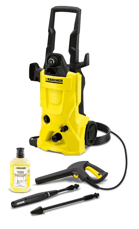 K4 The Kärcher K4 is a powerful and mobile unit ideal for all cleaning tasks around the home.