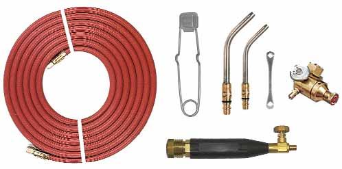 Tip Regulator Fitting NKA37H NBA4 B Cylinder TARGET TORCH ACETYLENE KITS NKX4B These kits feature the very hot compact adjustable Target tips for professional soldering and brazing applications.