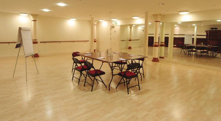 ideal for rehearsals, parties, conferences and meetings... d a n c e s t u d i o 80-100 80 56-80 72-82 32 Boardroom 11.3m x 9.