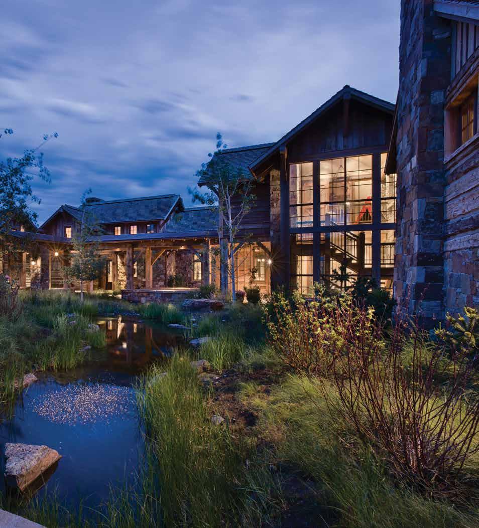 A Family Refuge Rustic yet refined, the Double Arrow Ranch in Southwest Montana was designed by Locati